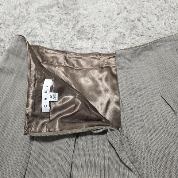 CABI Liverpool A-line Pleated Riding Skirt Style 202, 95% Cotton, Academia, 12 - Picture 11 of 16